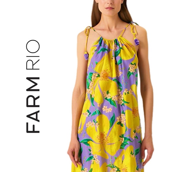 FARM Rio Pietra Cover Up Maxi Dress - Picture 6 of 16